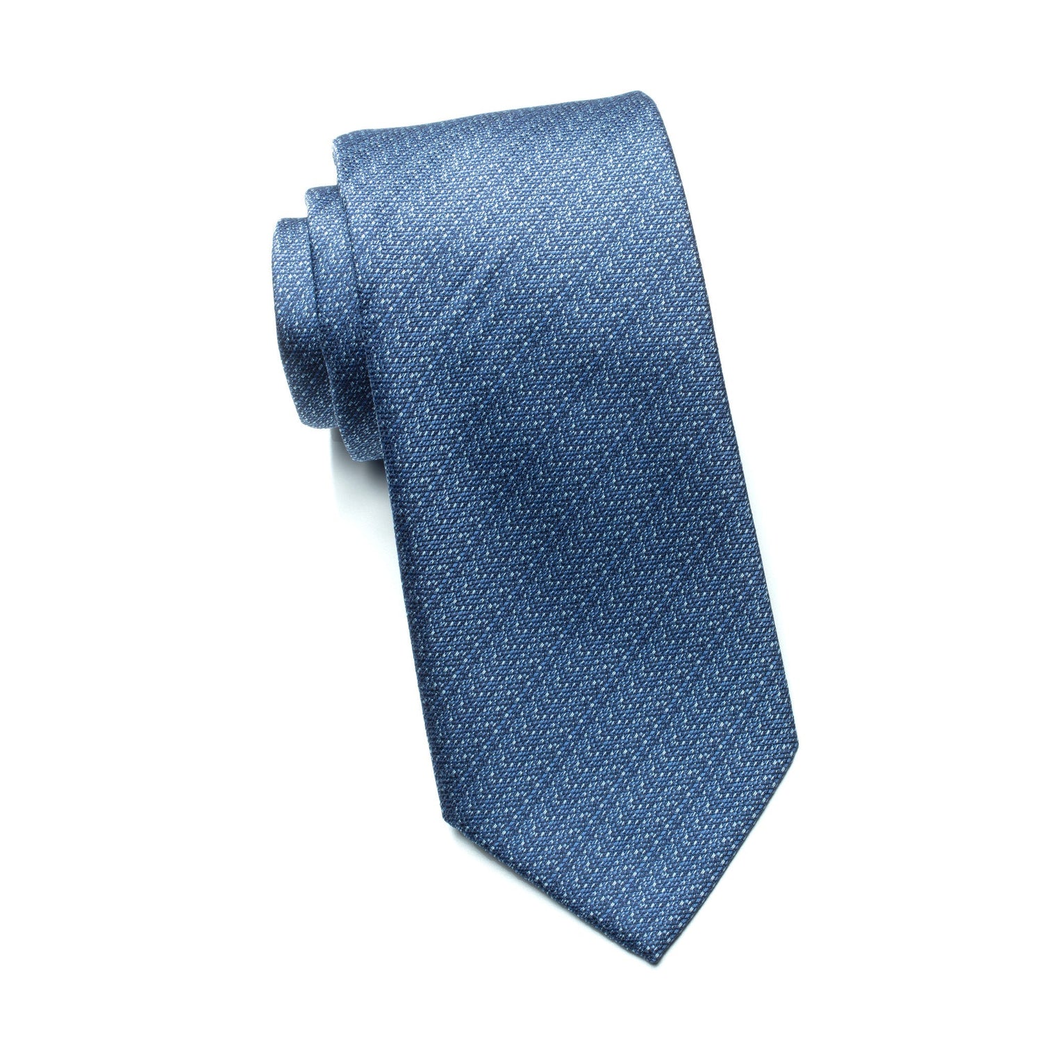 Mens Aurelio & Co Tie – Indigo Stitch