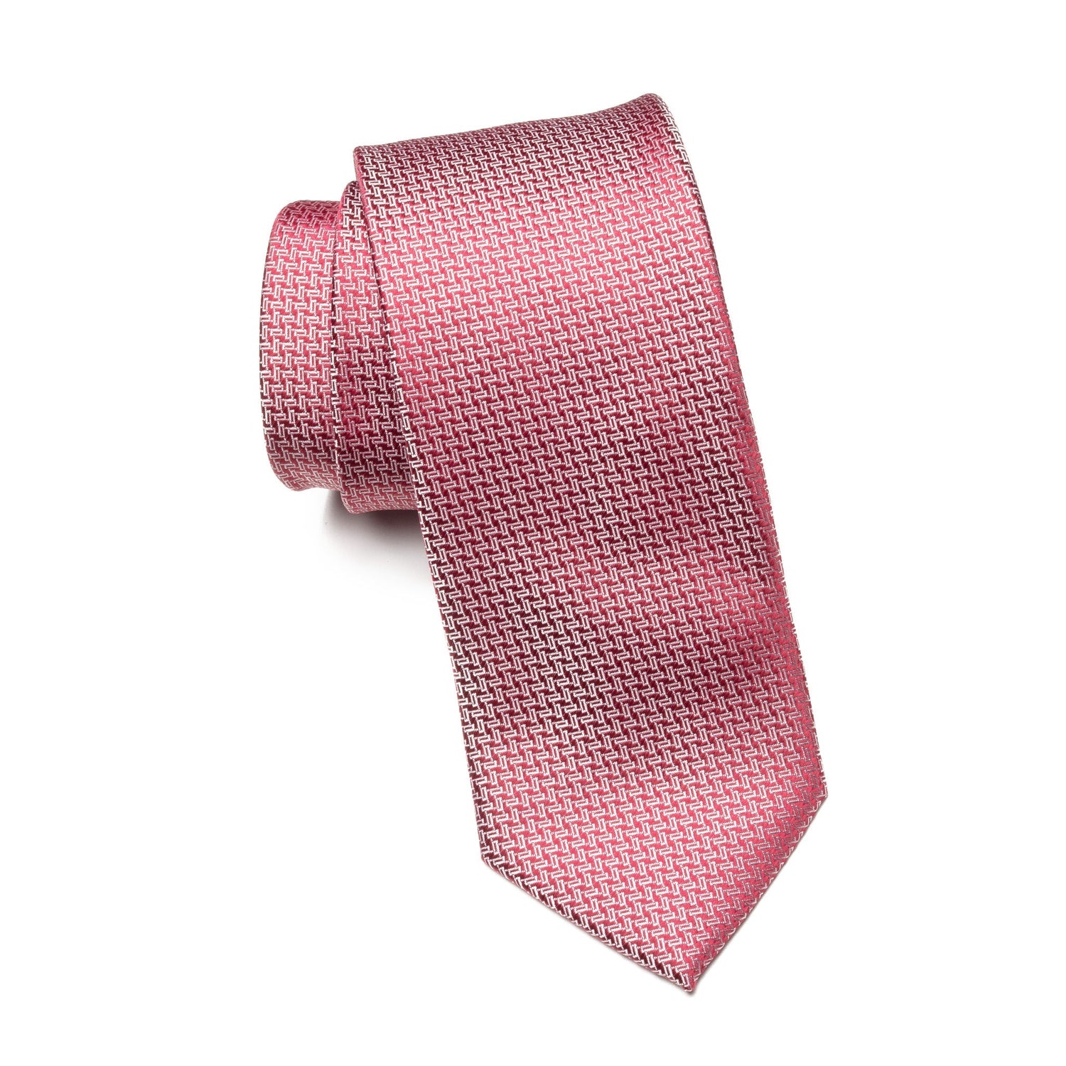 Mens Aurelio & Co Tie – Crimson Maze