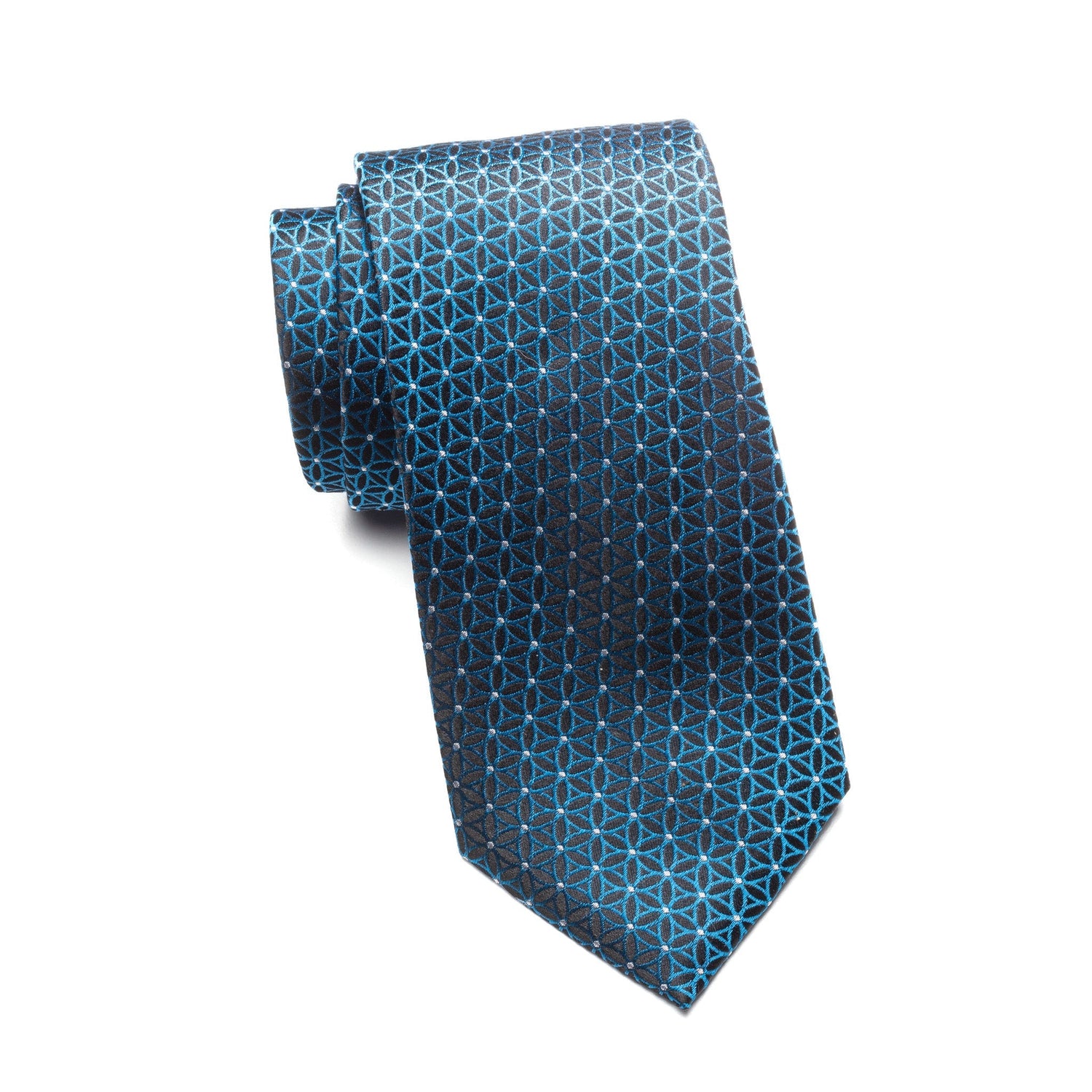 Mens Ledberry Silk Tie – Electric Grid