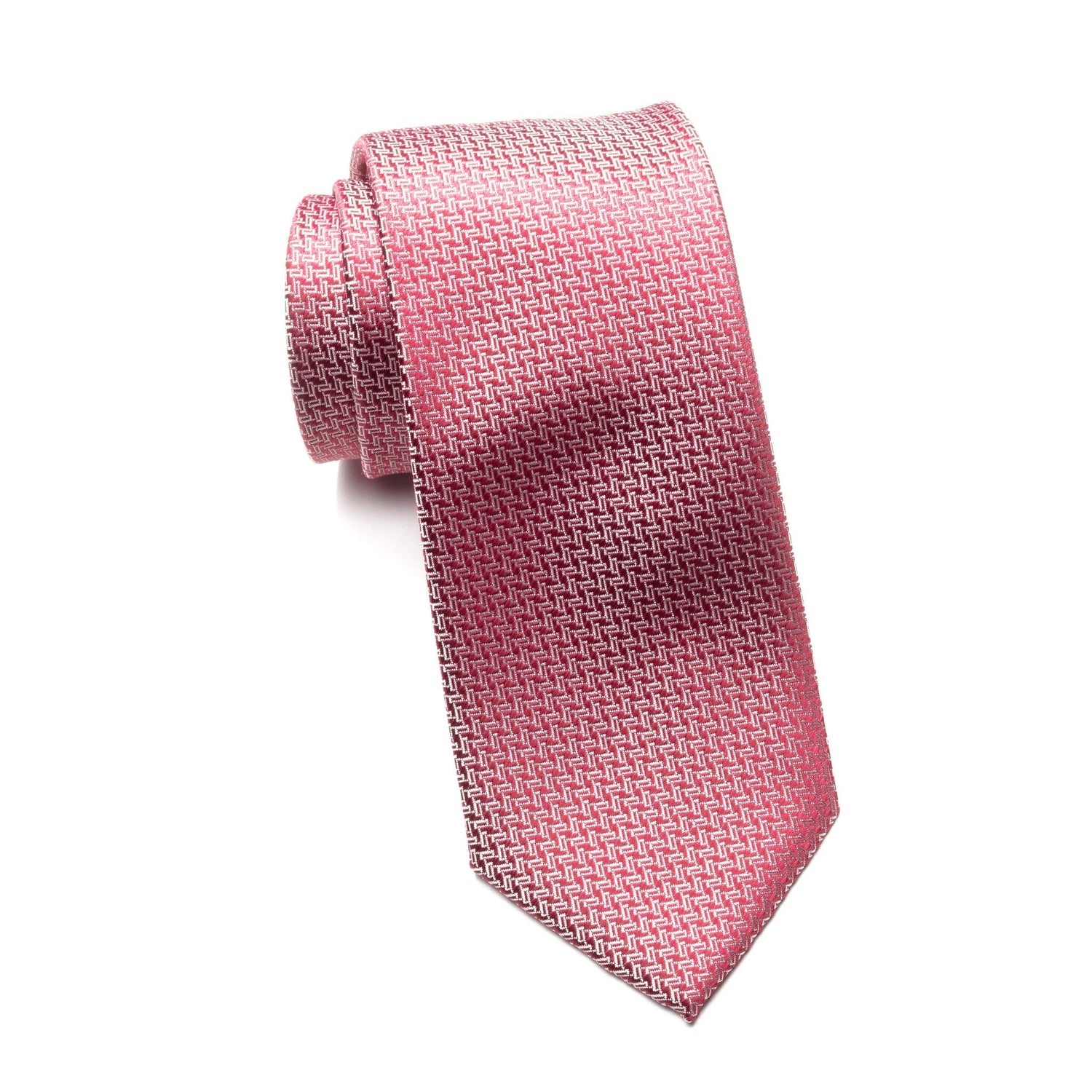 Teens Aurelio & Co Tie – Raspberry Grid
