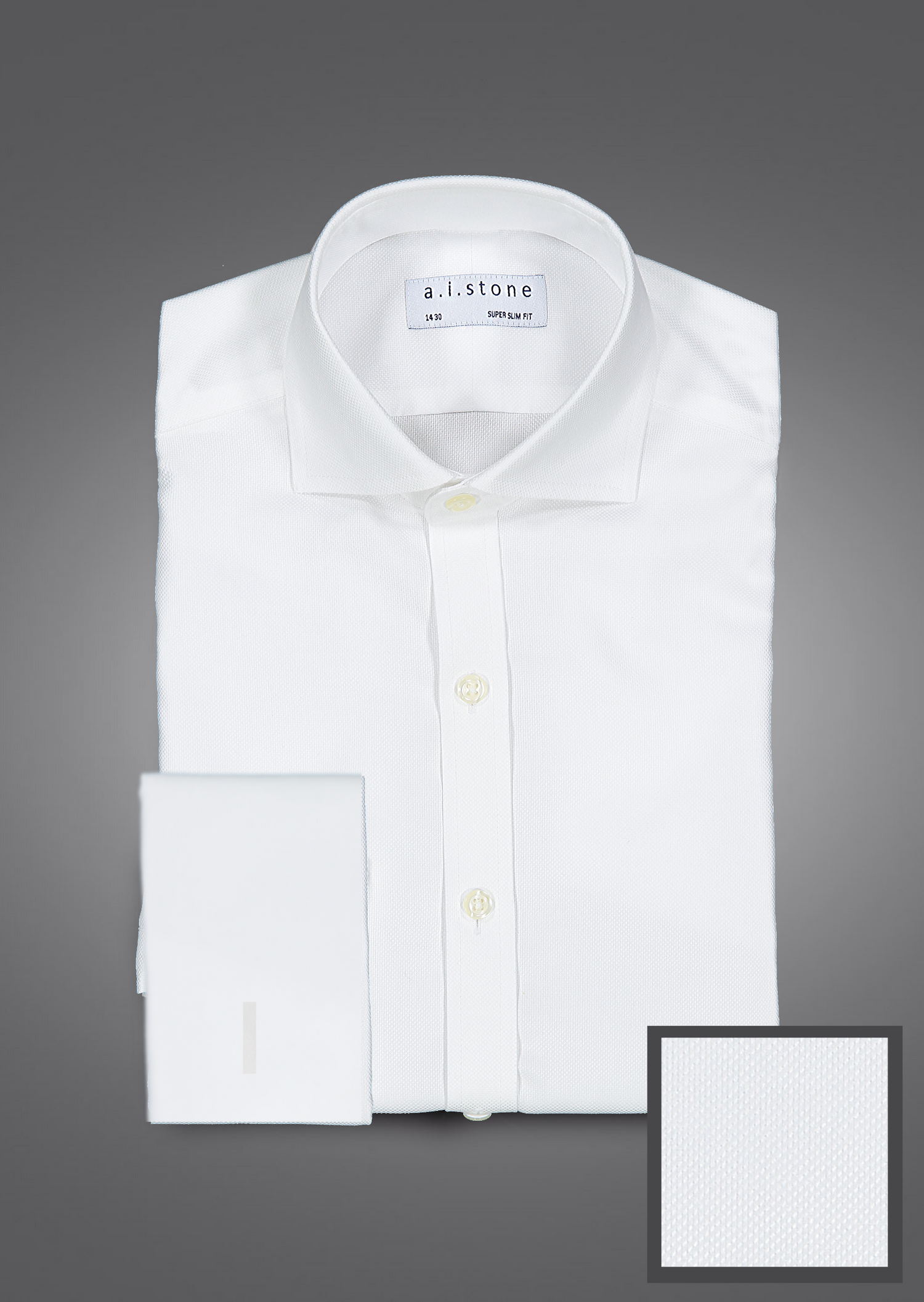 Mens Dobby Cutaway Collar NON IRON Classic Fit French Cuff