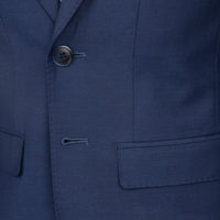 Boys Zilli Suit Classic Blue Textured