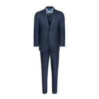 Boys Zilli Suit Navy Birdseye