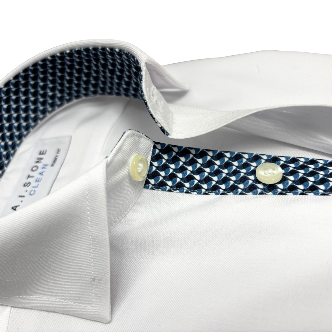 CLEAN Boys Long Sleeves Contrast Shirt - Style 5