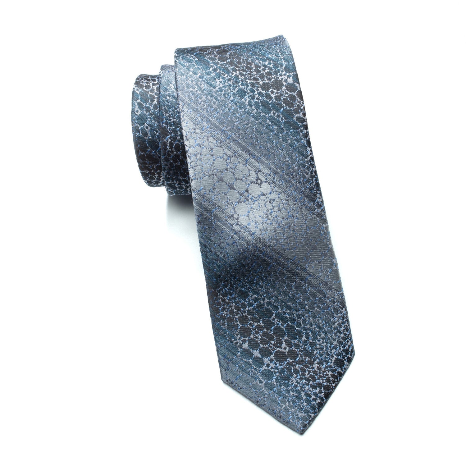 Boys Cache Tie – Obsidian Bubble Fade
