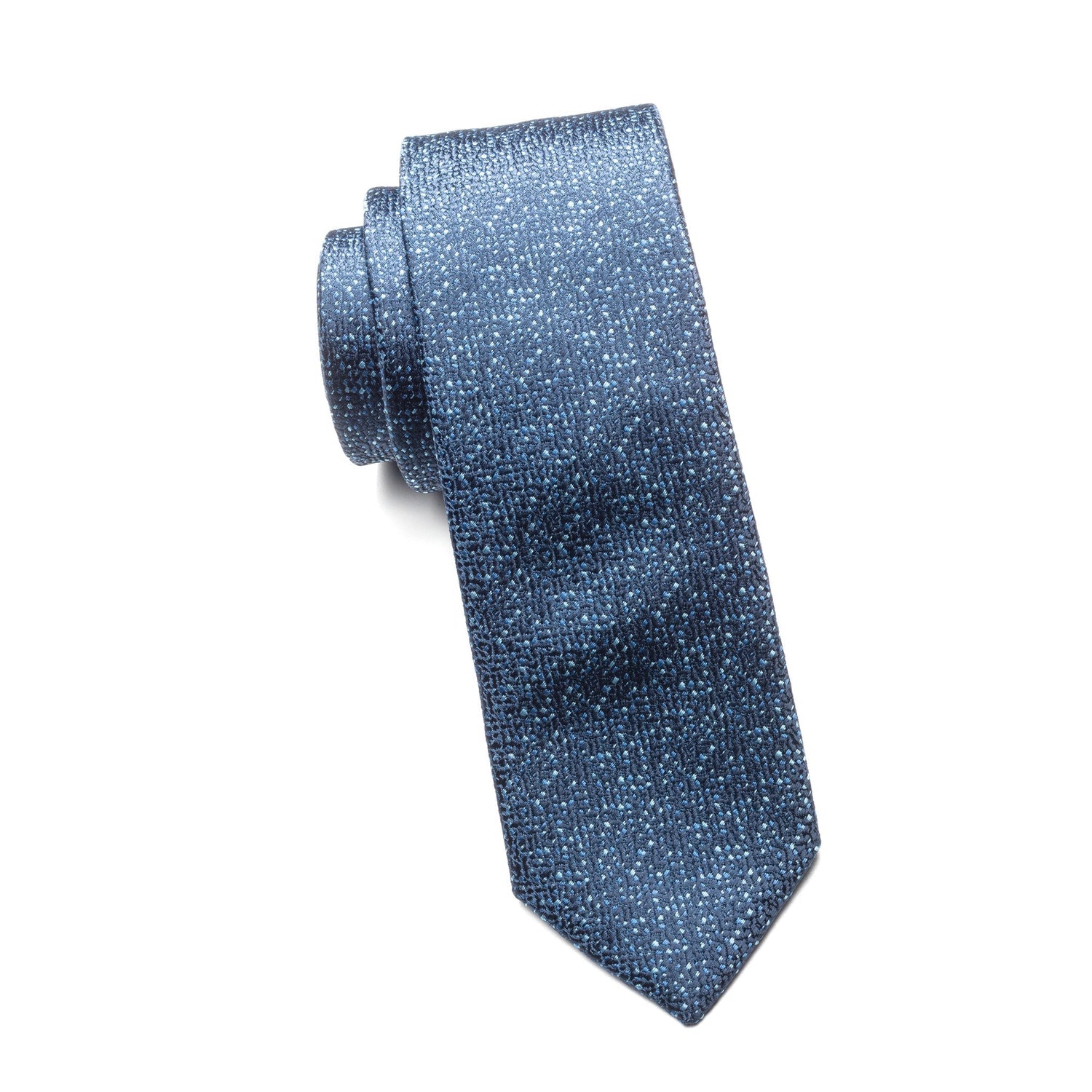 Boys Cache Tie – Denim Shimmer