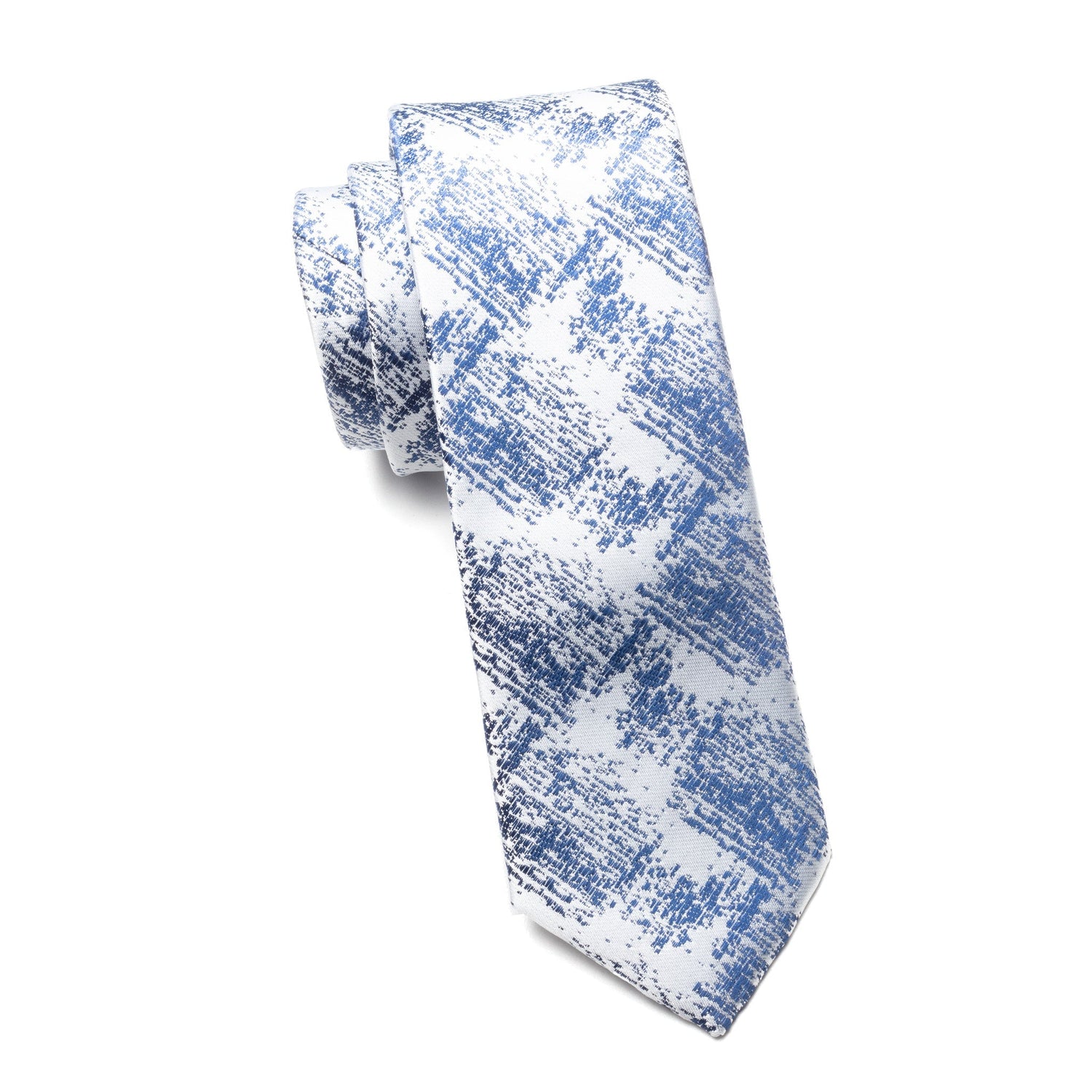 Boys Cache Tie – Frosted Plaid