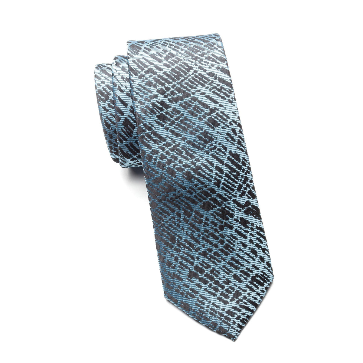 Boys Cache Tie – Midnight Grid