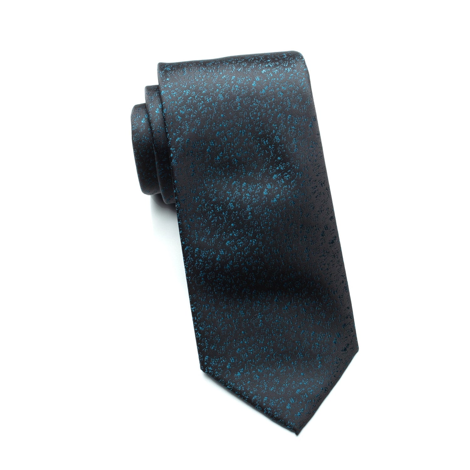 Mens Aurelio & Co Tie – Midnight Teal Speckle