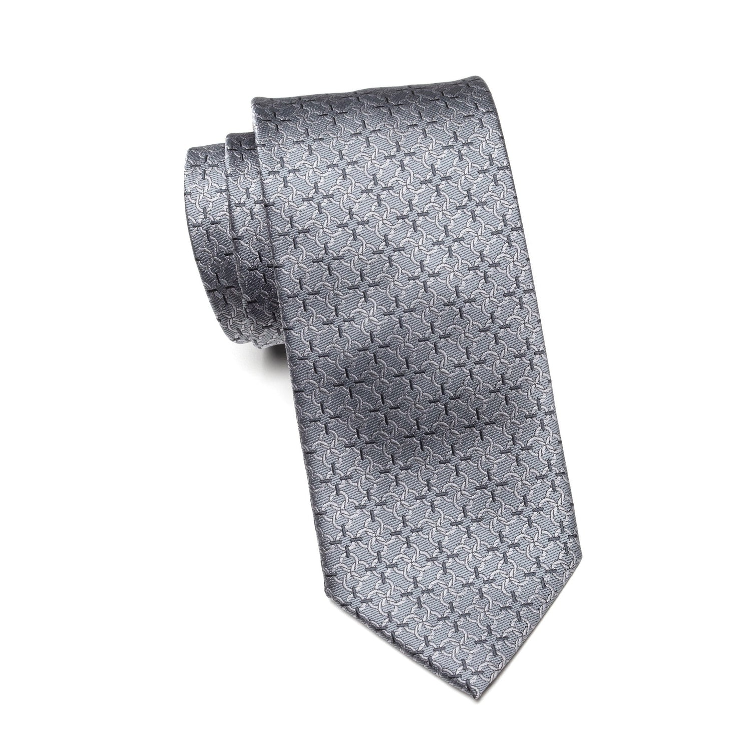 Mens Aurelio & Co Tie – Silver Nexus