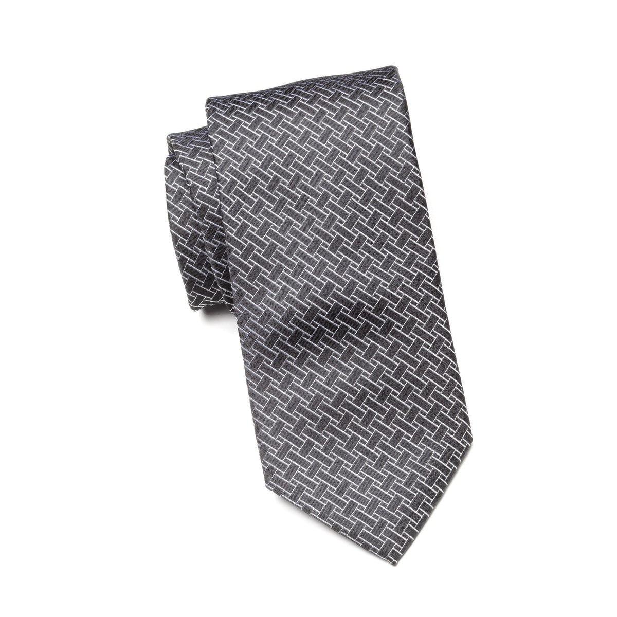 Mens Aurelio & Co Tie – Shadow Grid