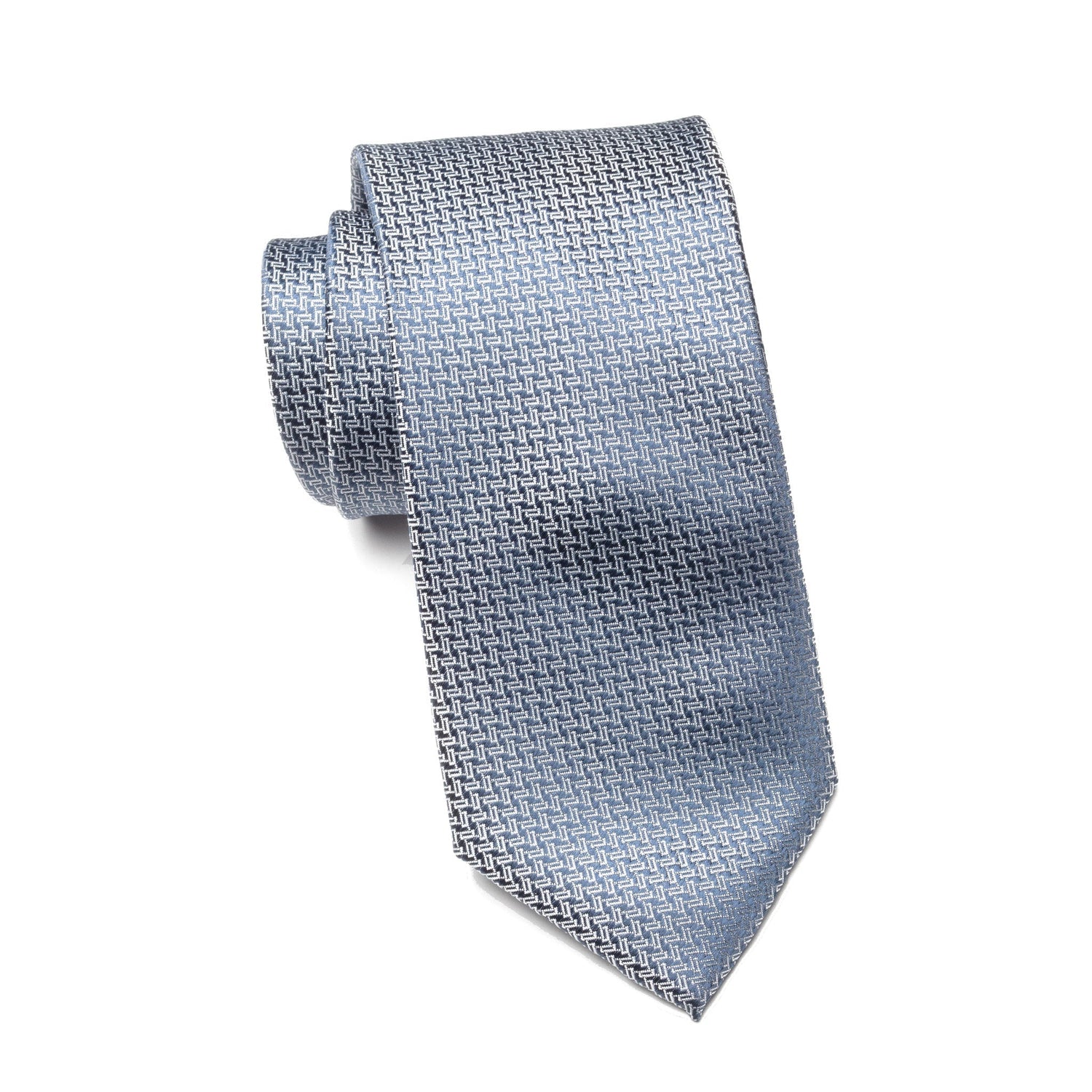 Mens Aurelio & Co Tie – Steel Maze