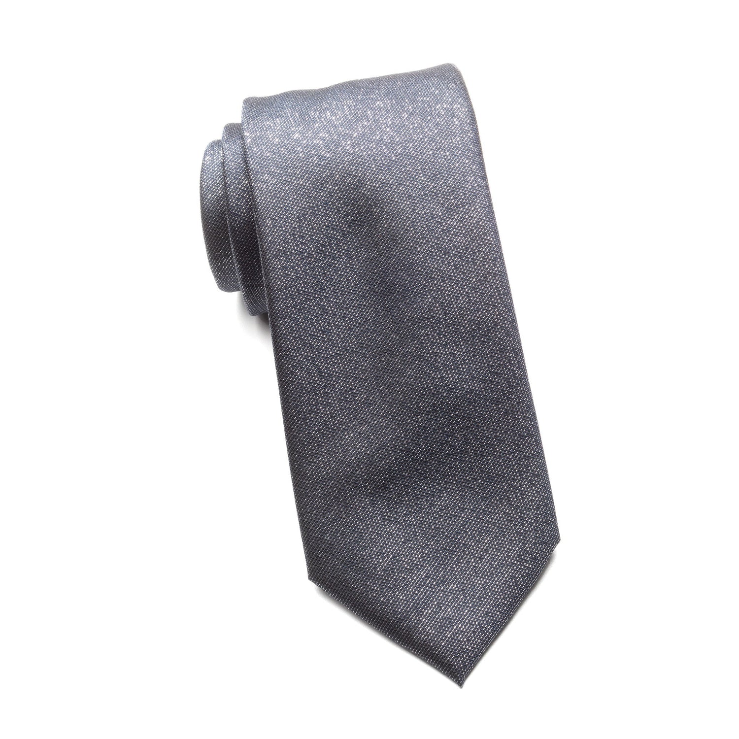 Mens Ledberry Silk Tie – Lunar Graphite