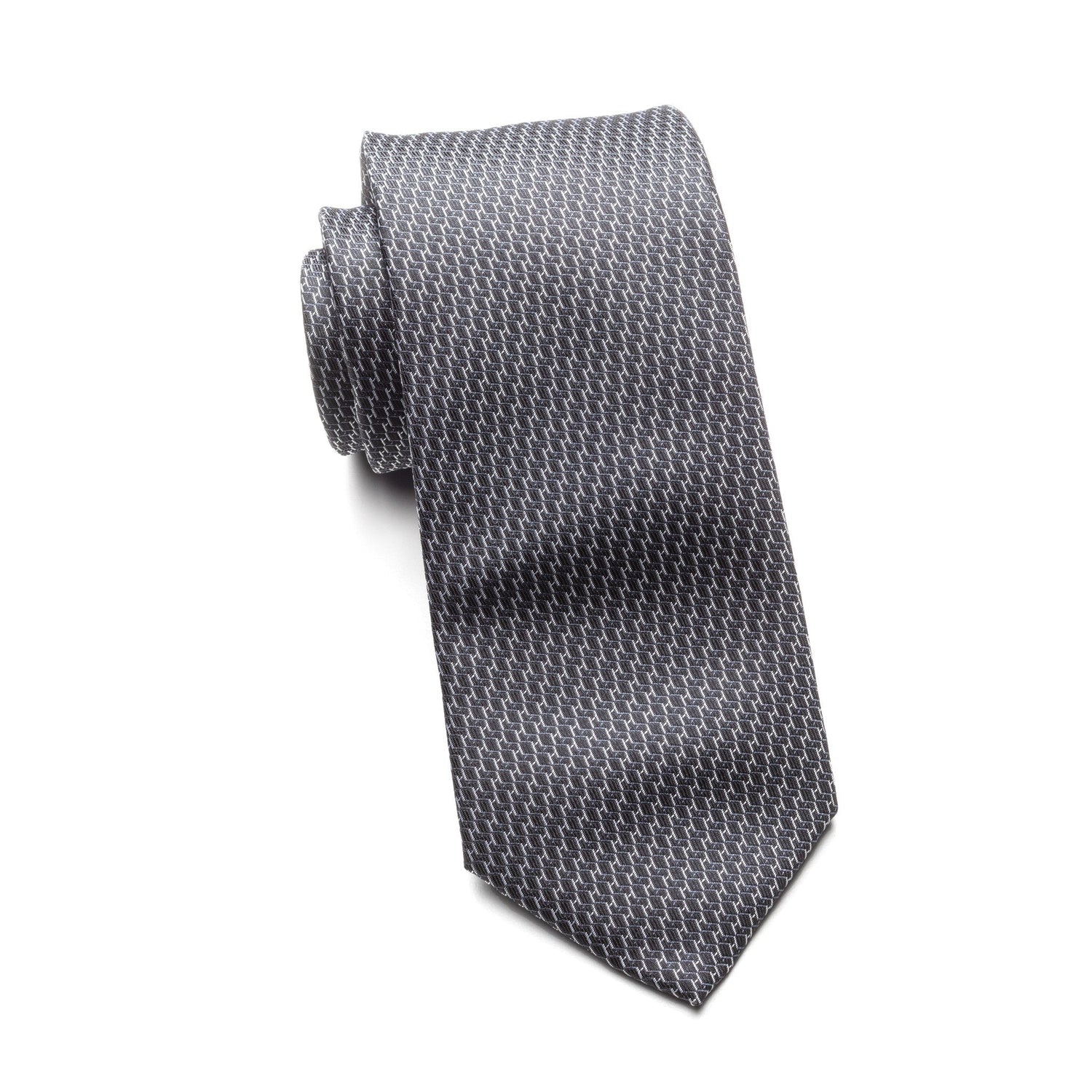 Teens Aurelio & Co Tie – Charcoal Link