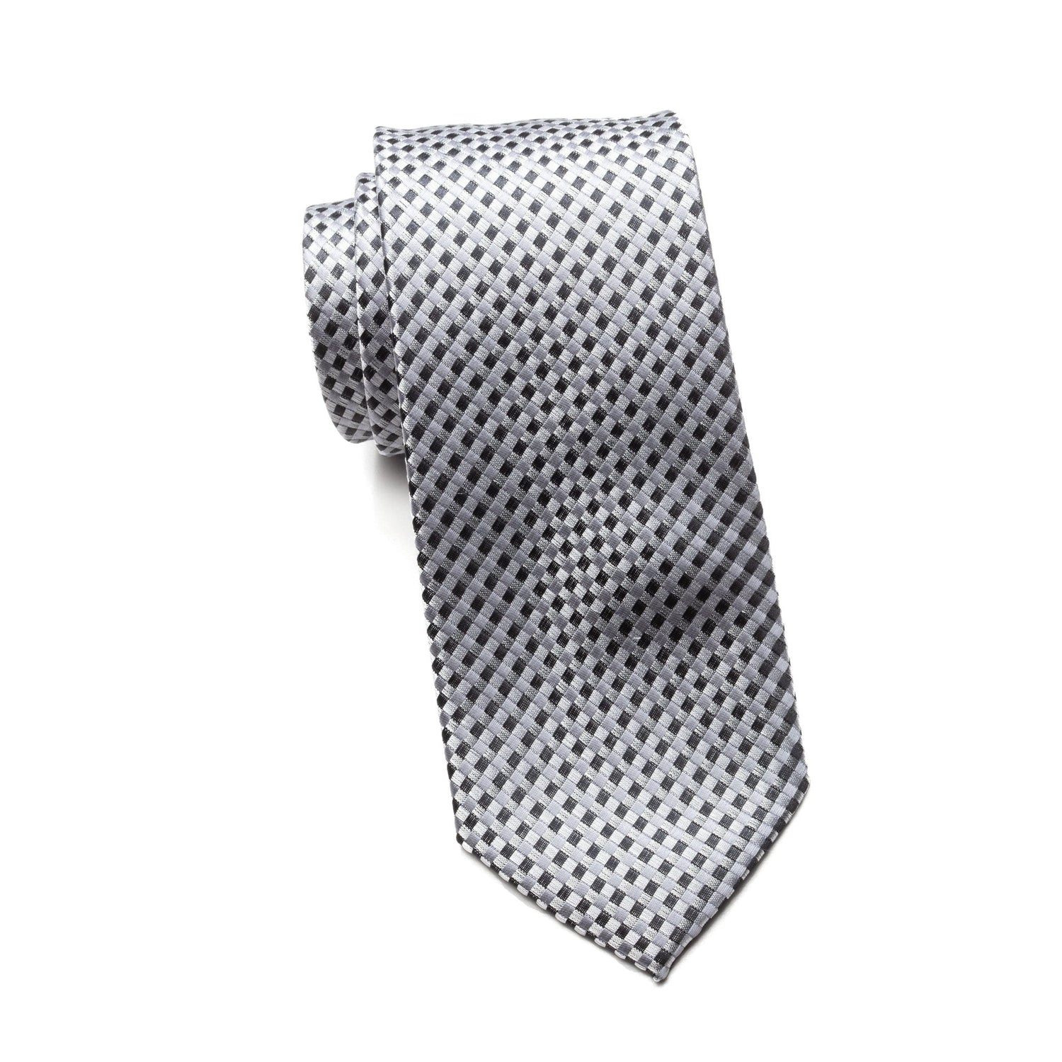 Teens Aurelio & Co Tie – Chrome Grid