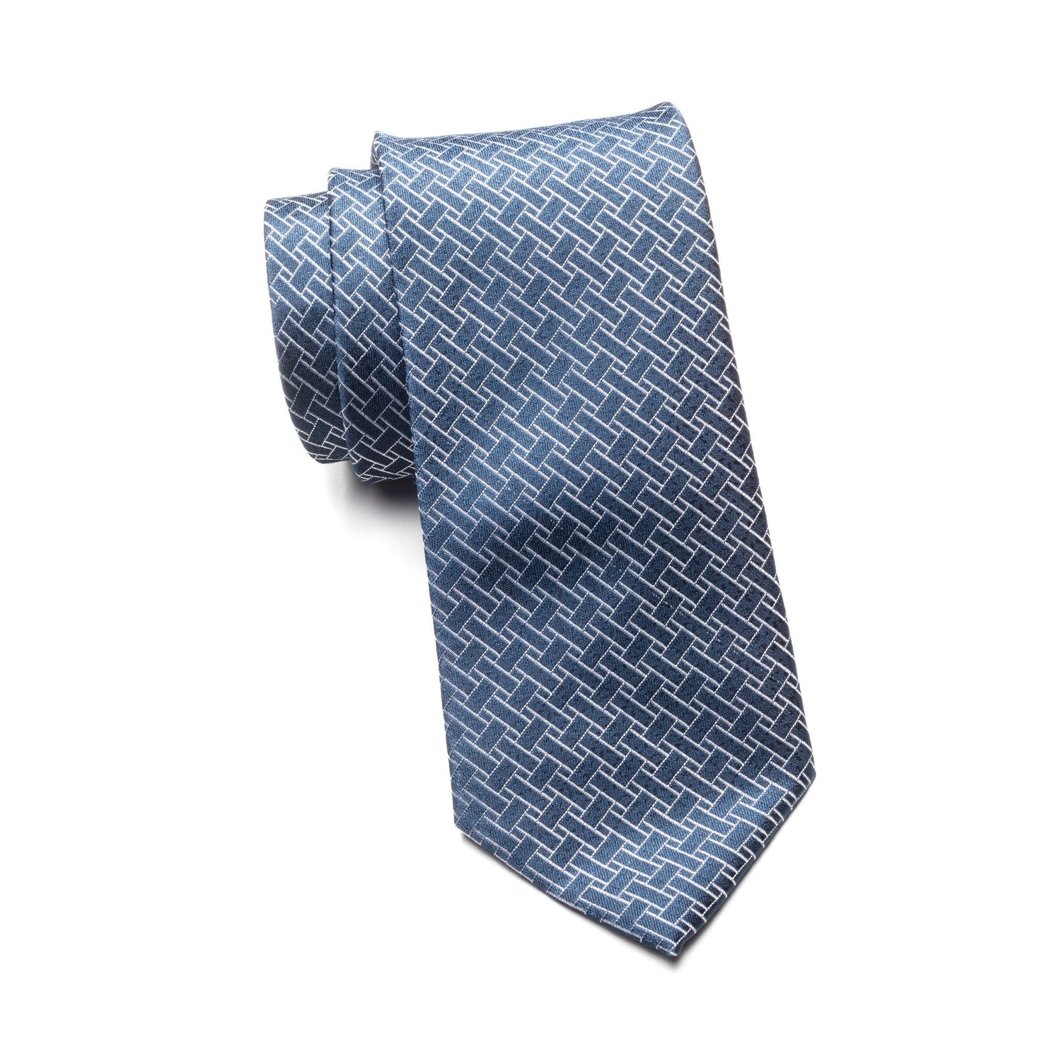 Teens Aurelio & Co Tie – Indigo Interlock