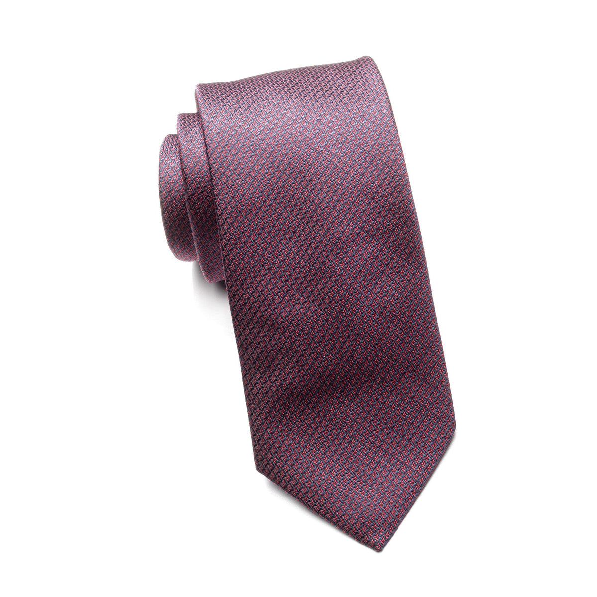 Teens Aurelio & Co Tie – Crimson Microgrid