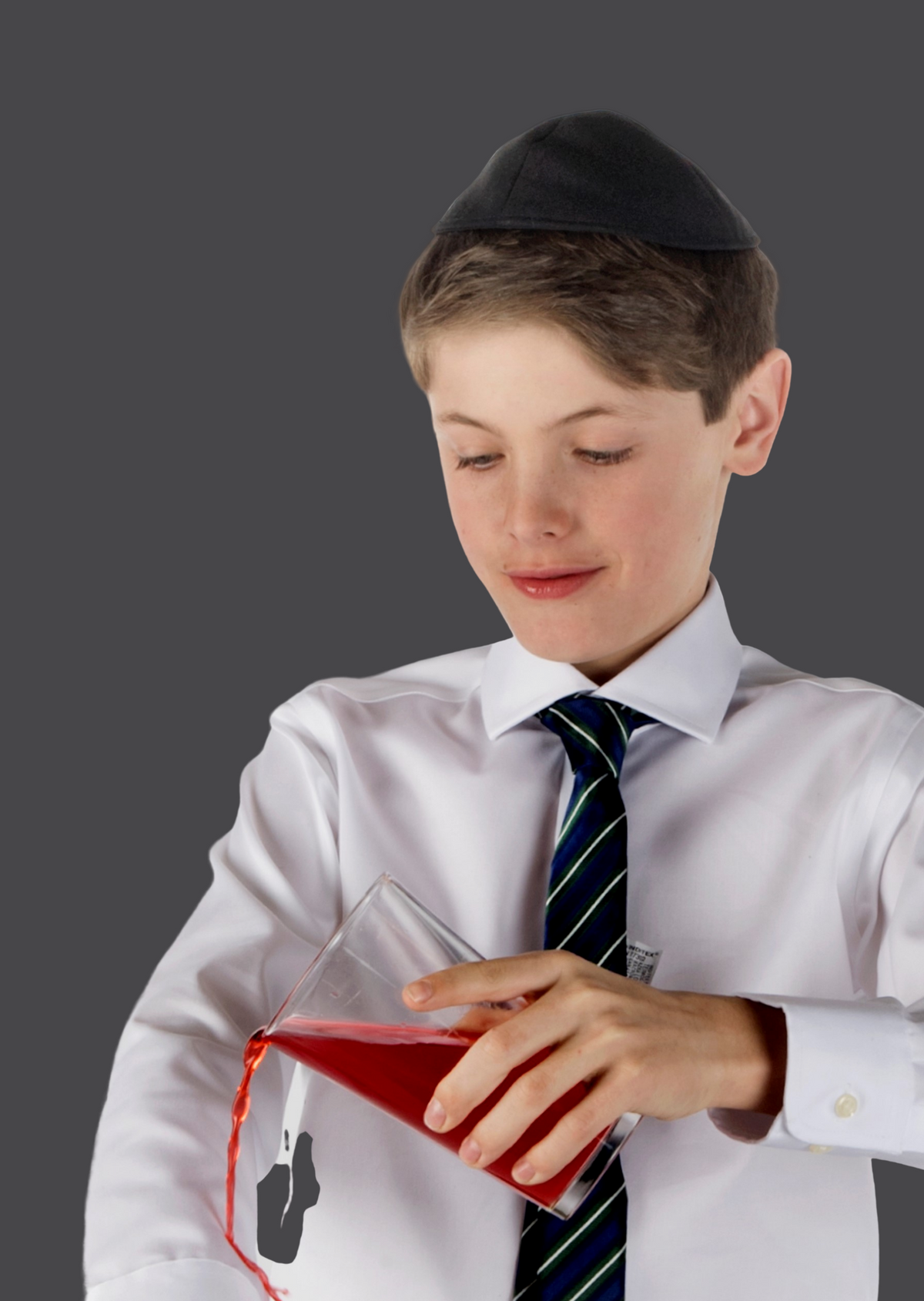 CLEAN Boys Twill NON IRON Cutaway Collar Short Sleeves