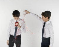 CLEAN Boys Twill Spread Collar