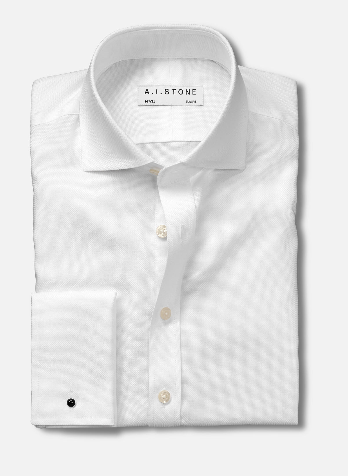 Mens Twill Cutaway Collar Classic Fit French Cuff