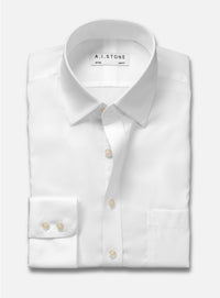 Mens Pinpoint Spread Collar NON IRON Classic Fit with Pocket