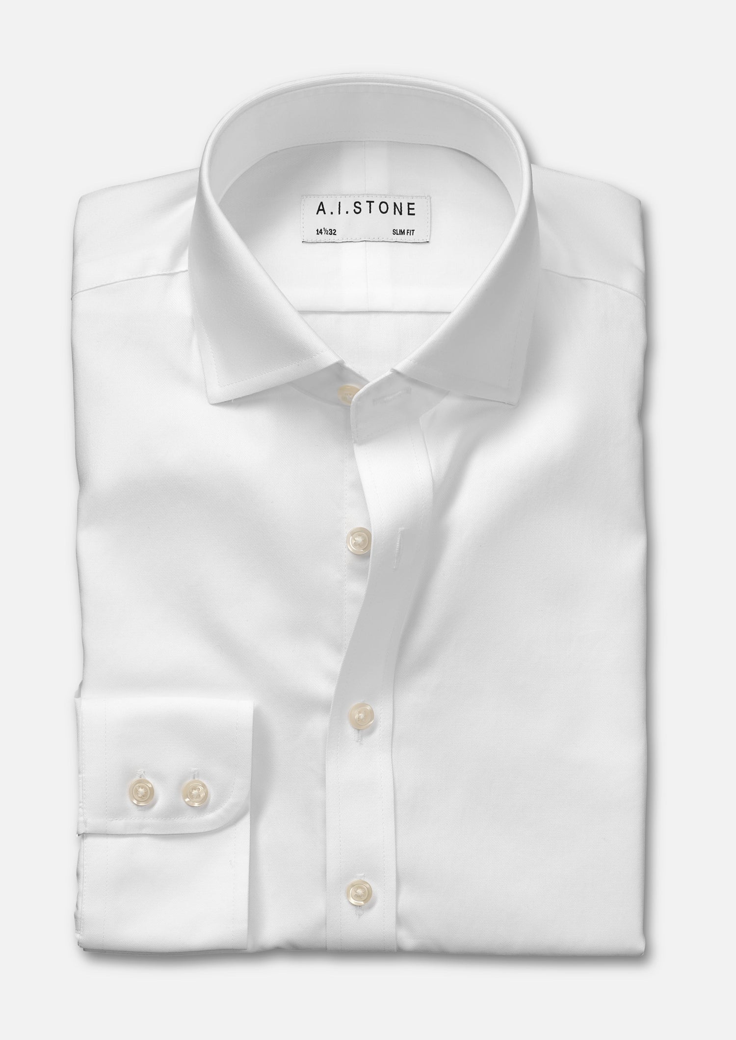 Mens Twill Cutaway Collar NON IRON Slim Fit with pocket