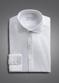 Mens Stretch Pinpoint, Cutaway Collar Extra Slim Fit