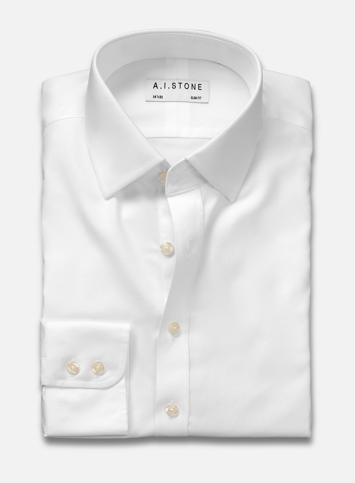 Mens Pinpoint Spread Collar NON IRON Extra Slim Fit