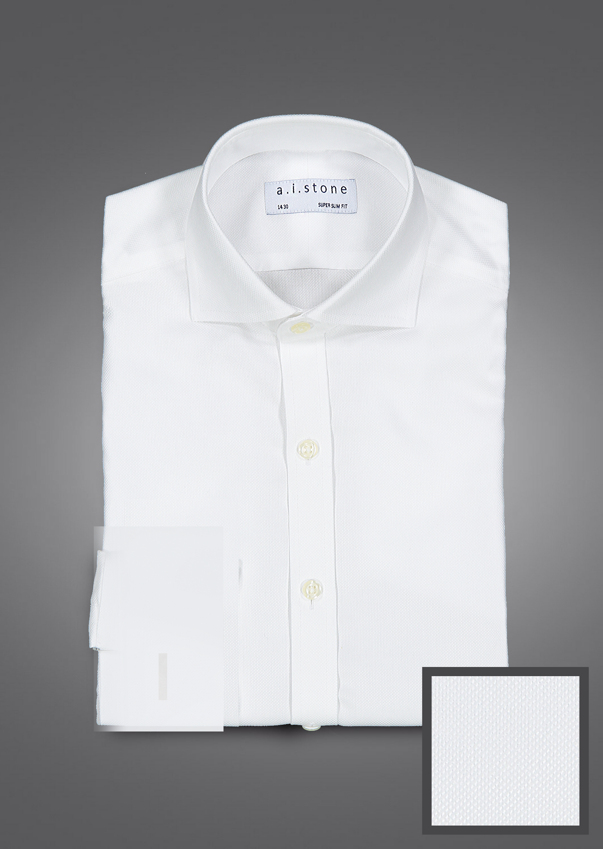 Boys Dobby NON IRON Cutaway Collar French Cuff