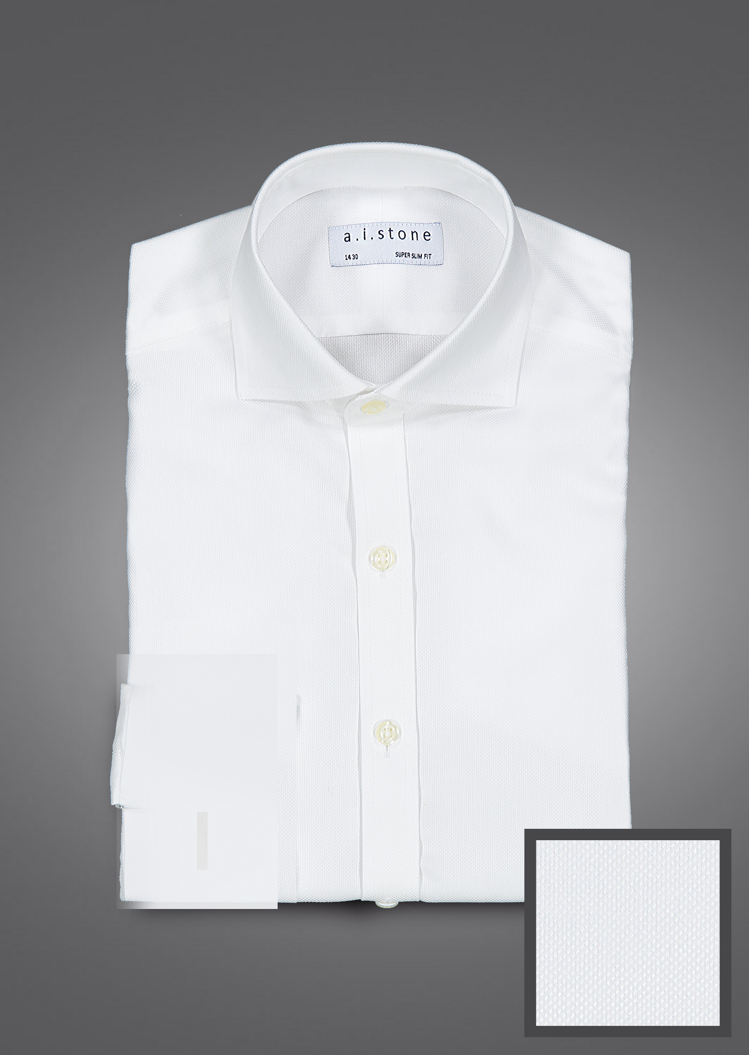 Boys Dobby NON IRON Cutaway Collar French Cuff