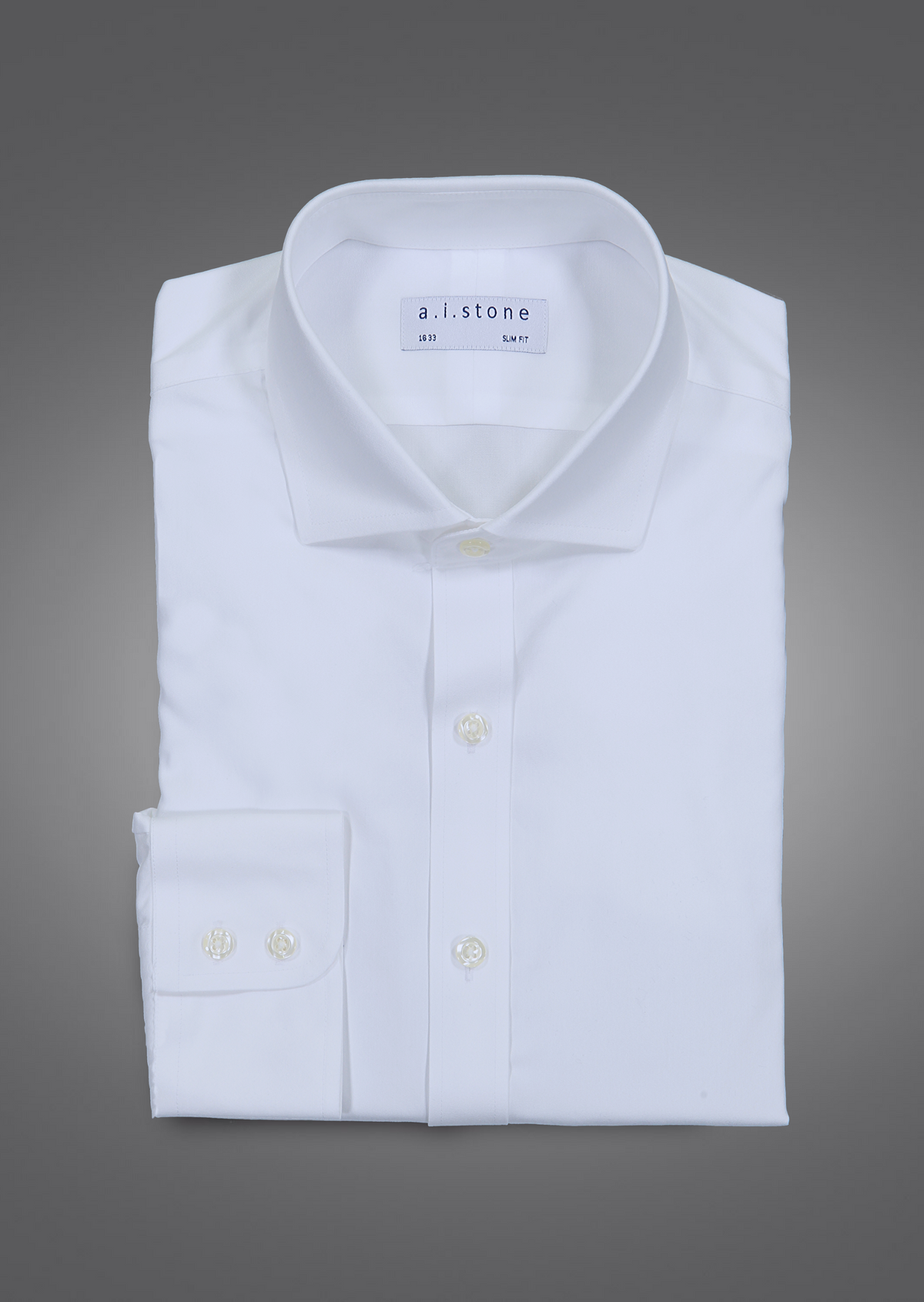 Mens Pinpoint Cutaway Collar NON IRON Slim Fit